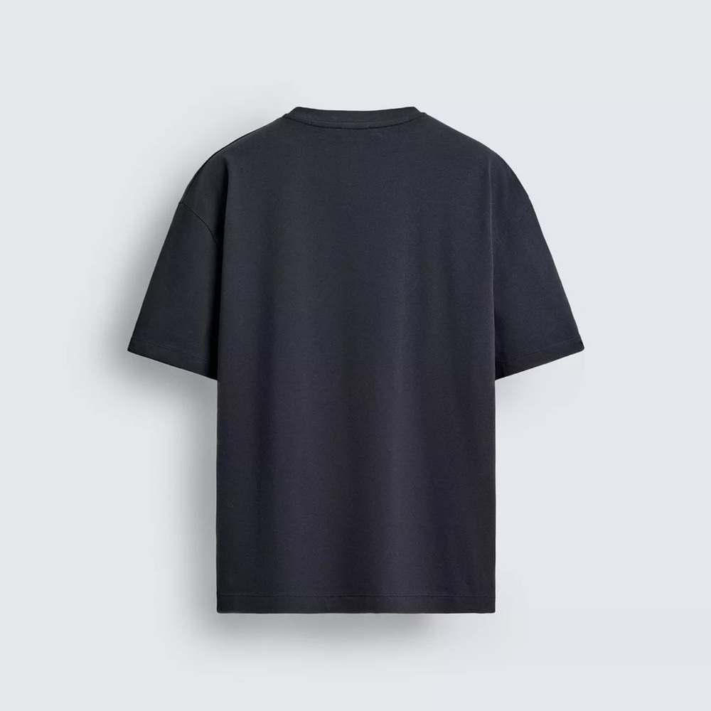 Zara Charcoal Short Sleeve Tee